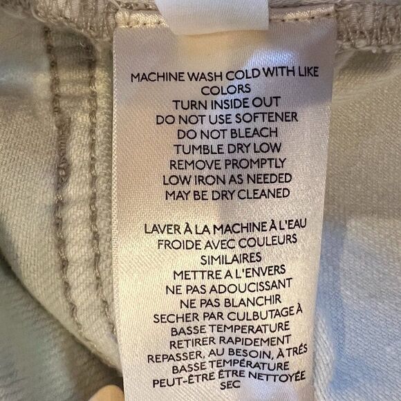 Pilcro and the Letterpress Off White Tan Embroidered Jeans Size 30 NWT - Picture 12 of 16